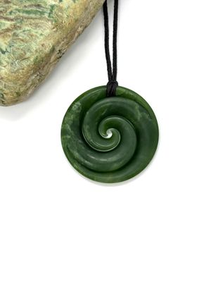 New Zealand (Jade) Pounamu Koru - Spiral