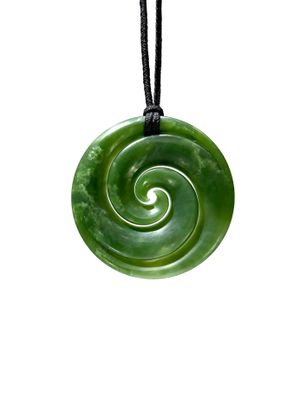 New Zealand (Jade) Pounamu Koru Spiral