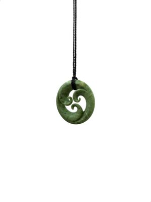New Zealand Pounamu (Jade) Koru/Spiral