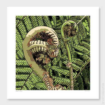 Fronds of Freedom by Anna Mollekin | Fern Wall Art