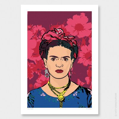 Frida&#039;s Flowers by Anna Mollekin | Frida Kahlo Inspired Art