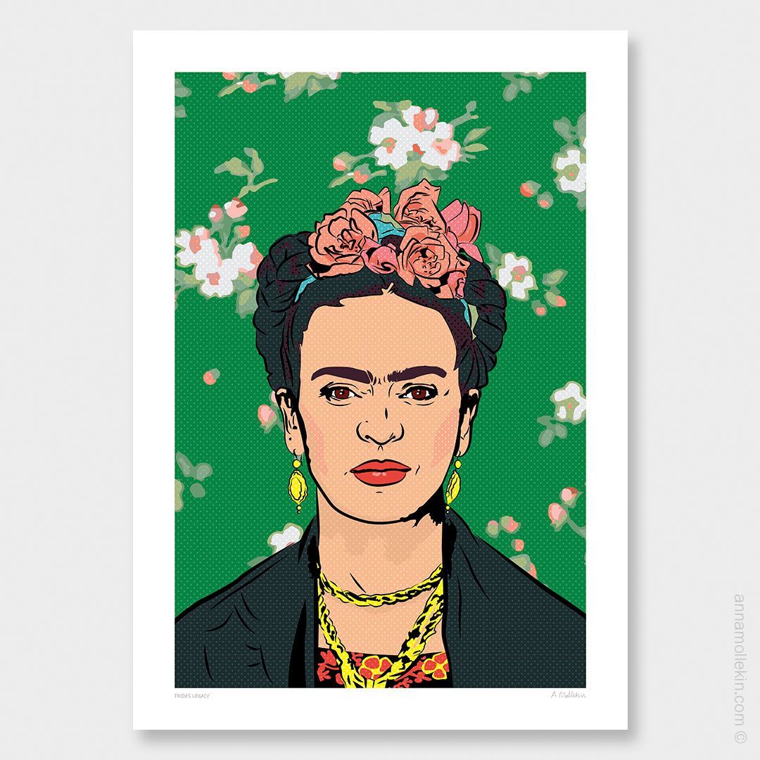 Frida&#039;s Legacy by Anna Mollekin | Frida Kahlo Art