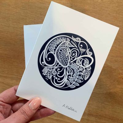 Artwork Greeting Cards - Tui&#039;s Lace | Tui Print