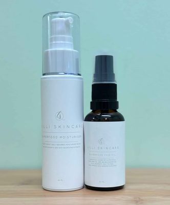 LILLI Antioxident moisturiser + Super food face oil