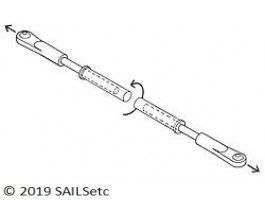 Servo/tiller arm connector - tube and ends