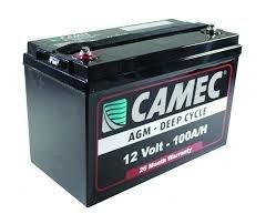 A Camec 100ahr 12 volt battery - Pick up only