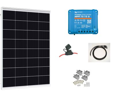 A- CP-220 solar panel kit complete with Victron controller