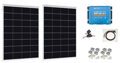 B- CP-220 2 panel kit 440 watts with Victron controller