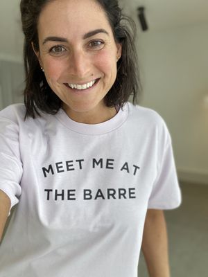 Boxy Tee - Meet me at the Barre