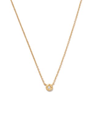 Kirstin Ash Luna Petite Necklace 18k Gold Vermeil