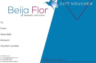 Beija Flor $75 Gift Voucher