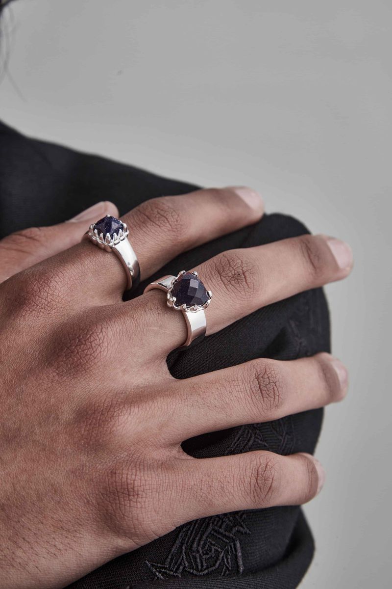 Stolen Girlfriends Club Love Claw Ring Galaxy Sandstone