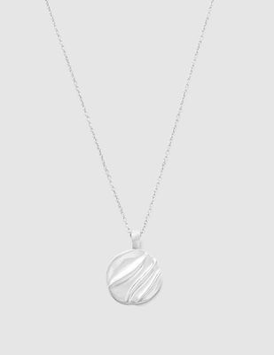 Kirstin Ash Intertwine Circle Necklace Sterling Silver 44-47-50cm