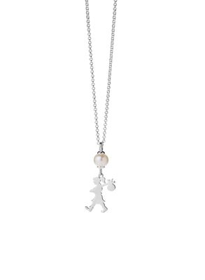 Karen Walker Girl and the Pearl Necklace Silver