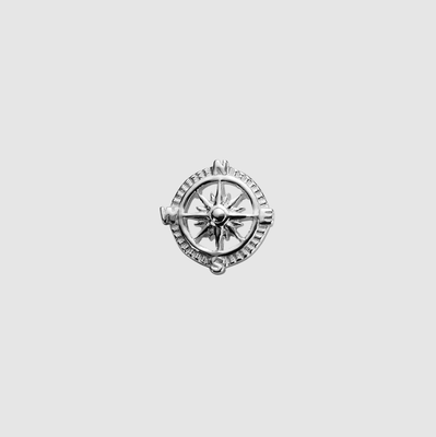 Stow Compass Silver Charm