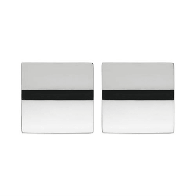 Najo Concave Square Stud Earrings