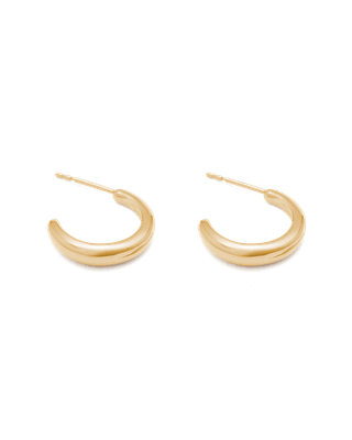 Kirstin Ash Grace Infinity Hoops Gold Plated