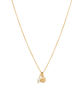 Kirstin Ash Memoir Pearl Necklace Gold Plated