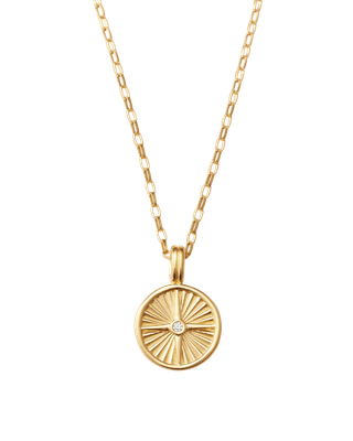 Kirstin Ash Wander Coin Necklace Gold Plated