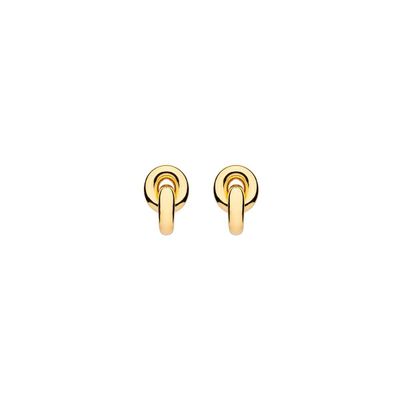 Najo Embrace Stud Earring Gold Plated
