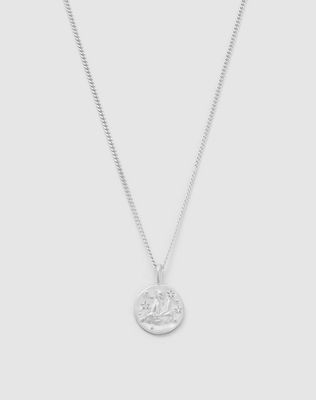 Kirstin Ash Aquarius Petite Zodiac Necklace Silver 45-50cm