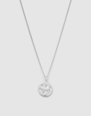 Kirstin Ash Aries Petite Zodiac Necklace Silver 45-50cm
