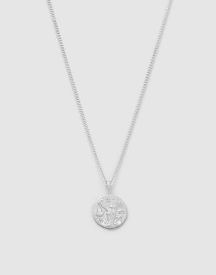 Kirstin Ash Libra Petite Zodiac Necklace Silver 45-50cm