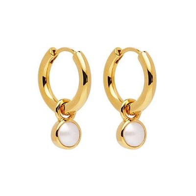 Najo Heavenly Pearl Earring Gold Plated