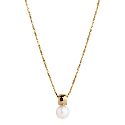 Najo Idyll Pearl Necklace Gold Plated