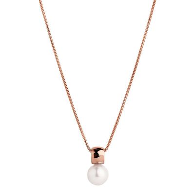Najo Idyll Pearl Necklace Rose Gold