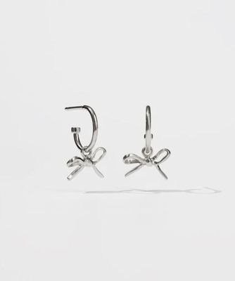 Meadowlark Bow Signature Hoops Sterling Silver