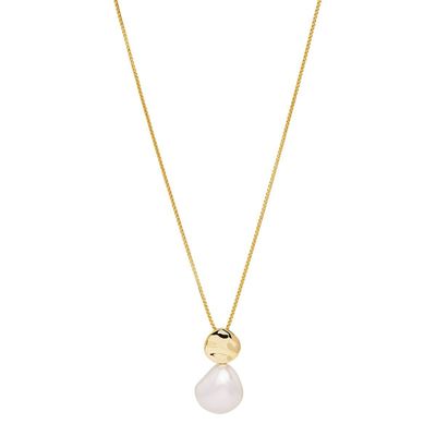 Najo Renaissance Pearl Necklace Gold Plated