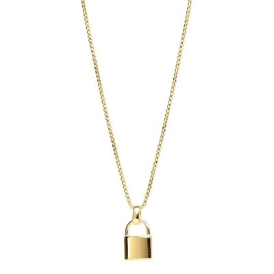 Najo Love Lock Pendant Necklace Gold Plated