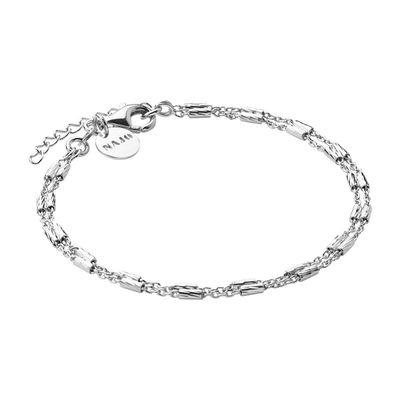 Najo Equilibrium Double-Strand Bracelet Sterling Silver