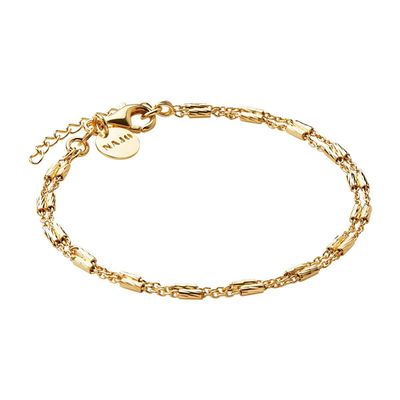 Najo Equilibrium Double-Strand Bracelet Gold Plated