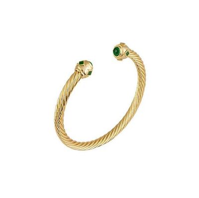 Zahar Adeline Bangle Green