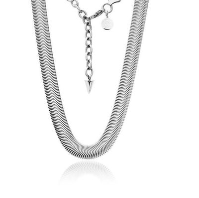 Silk &amp; Steel Sundowner Necklace Stainless Steel