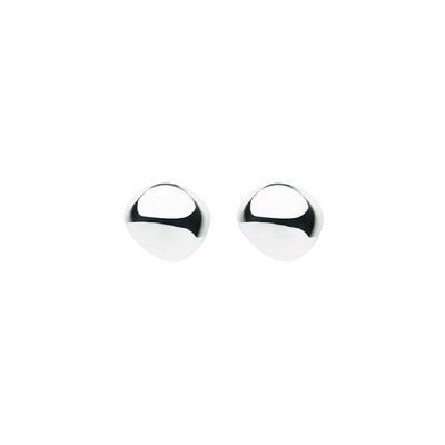 Najo Pebblet Stud Earrings Silver