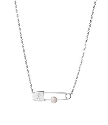 Karen Walker Safety Pin Necklace