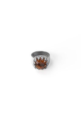 Stolen Girlfriends Club Claw Ring Orange Citrine
