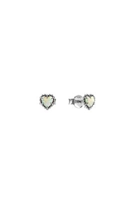 Stolen Girlfriends Club Dahlia&#039;s Heart Earrings Opal