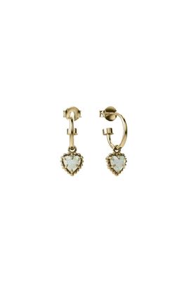Stolen Girlfriends Club Dahlia&#039;s Heart Anchor Sleepers Opal Gold Plated