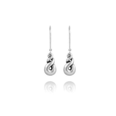 Evolve Eternity Twist Drop Earrings