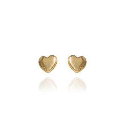 Evolve Mini Heart Studs Gold Plated