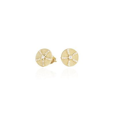 Evolve Kina Coin Studs Gold Plated