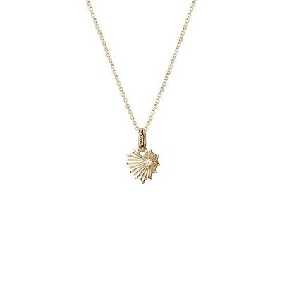 Evolve Radiant Heart Necklace Gold Plated
