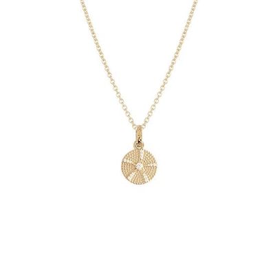 Evolve Kina Coin Necklace Gold Plated