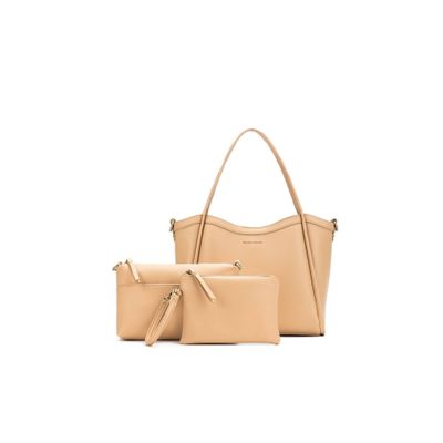 Black Caviar Giulia Sand Medium Tote