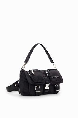 Desigual Black Small Multi Position Crossbody/Bum Bag
