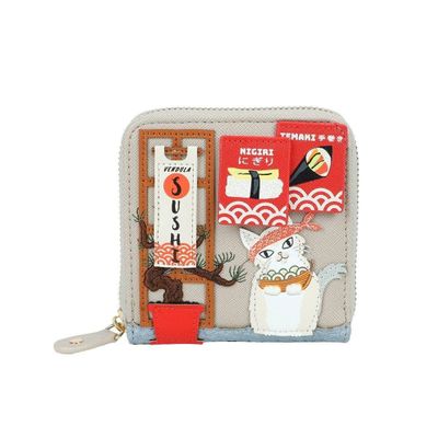 PRE-ORDER - Vendula Sushi - Grey Edition Square Wallet